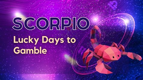 scorpio gambling luck today|Your Scorpio Gambling Horoscope Today .